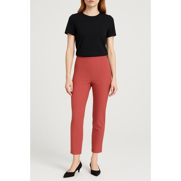 MSRP $325 ✨ Theory ErstinaB Approach Pants  Size 6 | Color: Umber ✨SAME DAY SHIP - Picture 2 of 8